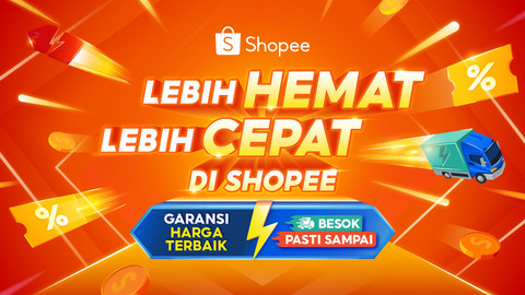 Shopee Lebih Hemat lebih Cepat. Foto: dok. Istimewa