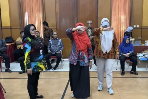 Sentra Wyata Guna menggelar kegiatan peningkatan kapasitas bagi pegawai, pendamping sosial dan pendamping Program Keluarga Harapan (PKH) di Wisma Pendawa Kemensos, Bandung, Selasa (24/6/2025). Foto: Kemensos RI