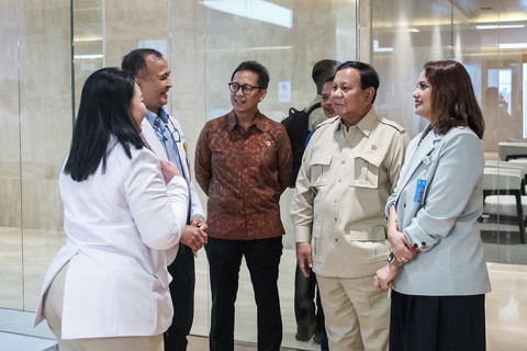 Presiden Prabowo Subianto meresmikan Ngoerah Sun Wellness and Aesthetic Center di Rumah Sakit Umum Pusat (RSUP) Prof. dr. I.G.N.G. Ngoerah, Bali, Rabu (25/6/2025). Foto: Instagram/@presidenrepublikindonesia