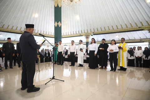 Penyerahan SK PPPK oleh Pemkab Sleman. Foto: Pemkab Sleman