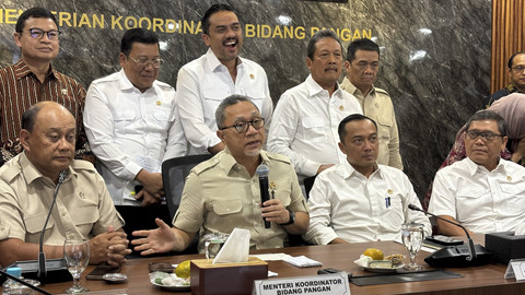 Konferensi pers percepatan penyaluran Makan Bergizi Gratis (MBG) di kantor Kemenko Bidang Pangan, Kamis (26/6/2025). Foto: Fariza Rizky Ananda/kumparan