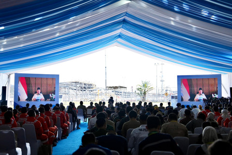 Presiden Prabowo Subianto meresmikan pengoperasian pengeboran Banyu Urip Infill Clastic (BUIC) Blok Cepu secara daring pada Kamis (26/06/2025). Foto: Dok. Pertamina