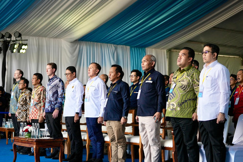 Peresmian pengoperasian pengeboran Banyu Urip Infill Clastic (BUIC) Blok Cepu, Blora pada Kamis (26/06/2025). Foto: Dok. Pertamina