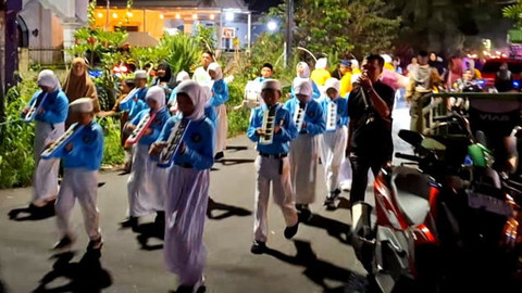 Pawai Obor Meriahkan Tahun Baru Islam 1 Muharram di Masjid Rabbani GPI Manado