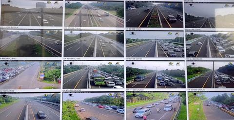 CCTV arus lalu lintas yang dipantau Satlantas Polres Bogor, Jumat (27/6/2025). Dok: Polres Bogor