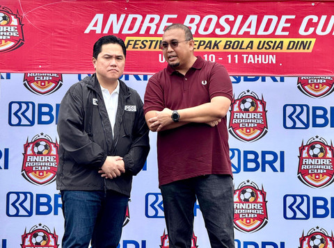 Ketum PSSI Erick Thohir hadiri Andre Rosiade Cup yang diadakan di ASIOP Training Ground Bogor, Jawa Barat, Sabtu (28/6/2025). Foto: Dok. Istimewa