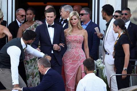 Ivanka Trump hadiri pernikahan Lauren Sanchez dan Jeff Besoz di Venice, Italia. Foto: AFP