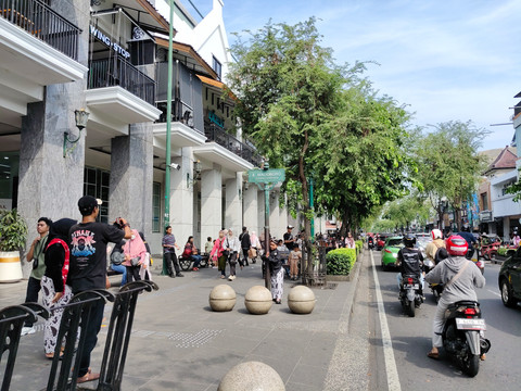 Suasana di kawasan Malioboro tampak ramai, Senin (30/6/2025). Foto: Arfiansyah Panji Purnandaru/kumparan
