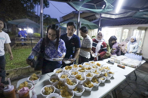 Suasana makan bareng dalam kumparan Hangout Edisi Karier yang Digelar pada Sabtu (28/6). Foto: kumparan