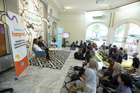 Keseruan kumparan Hangout Edisi Karier pada Sabtu (29/6) di Kantor kumparan. Foto: kumparan