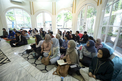 Keseruan kumparan Hangout Edisi Karier pada Sabtu (29/6) di Kantor kumparan. Foto: kumparan