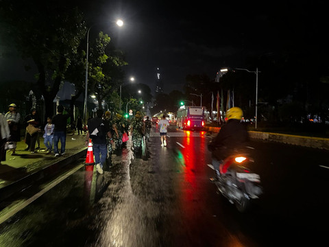 Suansana Sekitar Monas, Jelang HUT ke-79 Polri, Jakarta Pusat, Selasa (1/7). Foto: Rayyan Farhansyah/kumparan