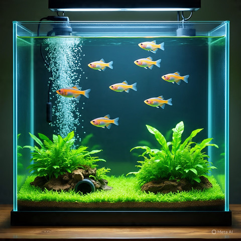 Ilustrasi Rekomendasi Ikan Aquascape yang Cocok untuk Pemula