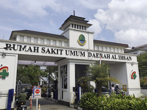 Rumah Sakit Daerah (RSUD) Al-Ihsan yang berganti nama menjadi RSUD Welas Asih, di Baleendah, Kabupaten Bandung, Jawa Barat, Selasa (1/7/2025). Foto: Alya Zahra/kumparan 
