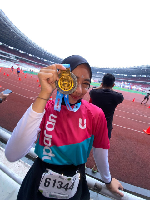 Keseruan teman kumparan Lari di BTN Jakim 2025 pada Minggu (29/6). Foto: kumparan/Gufran Kurniawan