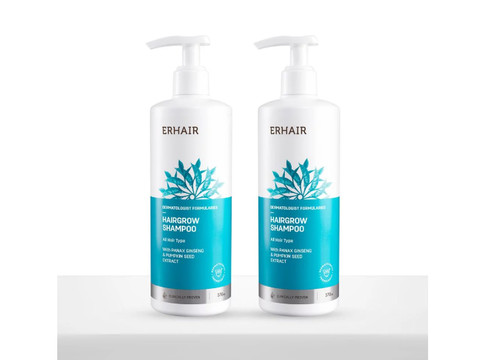 Erhair Hairgrow Shampoo. Foto: Erha