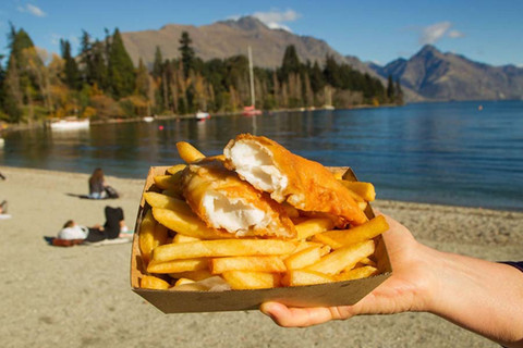 Erik's Fish and Chips, Queenstown, Selandia Baru. Foto: Dok. Tourism New Zealand