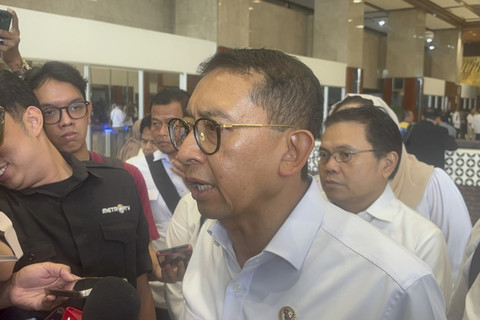 Menteri Kebudayaan Fadli Zon di Kompleks Parlemen, Senayan, Jakarta pada Rabu (2/7/2025). Foto: Abid Raihan/kumparan