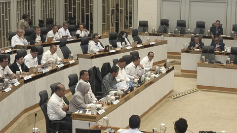 Rapat Kerja Kementerian Kelautan dan Perikanan dengan Komisi IV DPR RI di Kompleks Parlemen Senayan, Jakarta, Rabu (2/7/2025). Foto: Muhammad Fhandra Hardiyon/kumparan