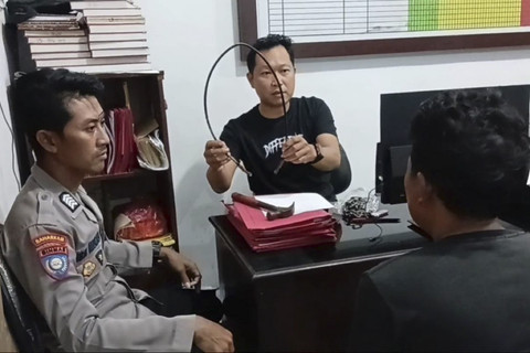 Nurul Huda (31 tahun), ditangkap karena menganiaya dan menyekap istrinya di rumah kontrakannya di Dusun Babatan, Desa/Kecamatan, Jenggawah, Kabupaten Jember. Foto: Dok. Istimewa