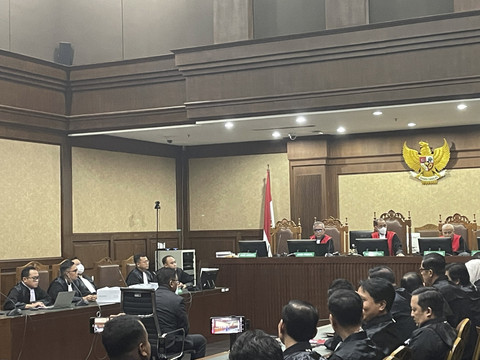 Sidang Sekjen PDIP Hasto Kristiyanto di Pengadilan Tipikor Jakarta, Kamis (3/7/2025). Foto: Fadhil Pramudya/kumparan