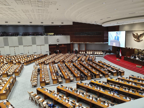 Suasana Sidang Paripurna DPR di Kompleks Parlemen, Senayan, Jakarta, Kamis (3/7/2025). Foto: Luthfi Humam/kumparan