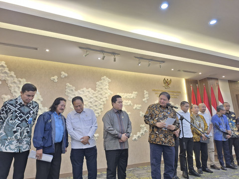 Konferensi pers mengenai program baru KUR di Kantor Kemenko Perekonomian, Jakarta Pusat pada Kamis (3/7/2025). Foto: Argya D. Maheswara/kumparan 