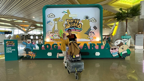 Yogyakarta International Airport sebagai salah satu bandara yang menghadirkan program Party WIsata Perjalanan Nyaman, Liburan Happy Sepenuh Hati dalam merayakan libur sekolah. Foto: Dok. InJourney