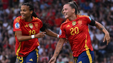 Timnas Spanyol berhasil menang 5-0 di matchday pertama Euro Wanita 2025. Foto: UEFA