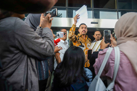 Menteri Usaha Mikro, Kecil, dan Menengah (UMKM) Maman Abdurrahman usai mendatangi kantor KPK RI, Jakarta, Jumat (4/7/2025). Foto: Iqbal Firdaus/kumparan