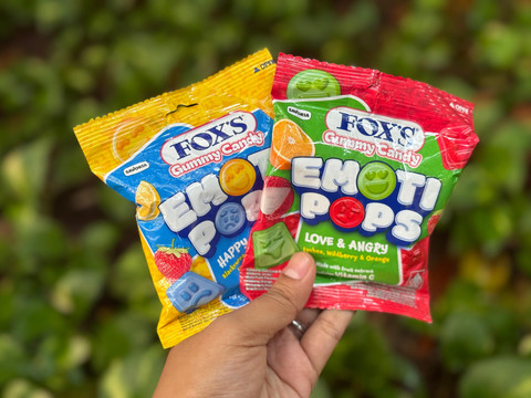 FOX'S Gummy Candy Emotipops. Foto: Maharani Sagita/kumparan