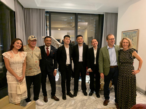 Kevin Yosua Trio ft. Hansen Arief dan Rio Manuel tampil di acara Jazz Concert at the Swiss Residence, SCBD, Jakarta Selatan, Jumat (4/7).  Foto: Vincentius Mario/kumparan