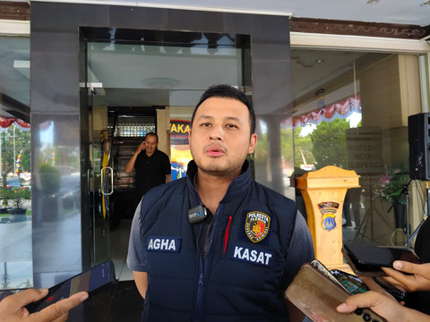 Kasat Reskrim Polresta Sleman AKP Agha Ari Septyan di Polresta Sleman, Sabtu (5/7). Foto: Arfiansyah Panji Purnandaru/kumparan