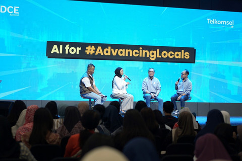 DCE Summit 2025 dengan tema AI for #AdvancingLocals, merupakan acara puncak program Digital Creative Entrepreneurs (DCE) ke-4 yang diselenggarakan Telkomsel. Foto: Dok. Telkomsel