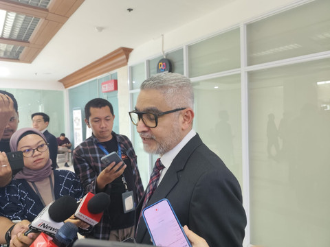 Abdul Kadir Jaelani, calon Duta Besar Jerman usai jalani fit and proper test di Komisi I DPR pada Sabtu (5/7/2025). Foto: Luthfi Humam/kumparan