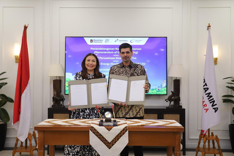 Nota Kesepahaman (MoU) antara PT Perusahaan Gas Negara (PGN) dan Mubadala Energy pada Jumat (4/7). Foto: . Foto: PT Perusahaan Gas Negara (PGN)