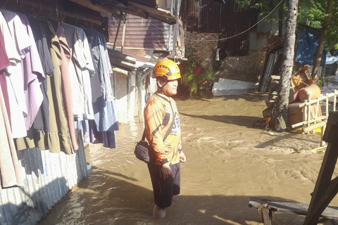 Banjir menggenang sejumlah titik di Jakarta, Minggu (6/7/2025). Foto: Dok. BPBD Jakarta