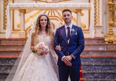 Rute Cardoso menikah dengan Diogo Jota pada 22 Juli 2025. Foto: Instagram @diogoj_18