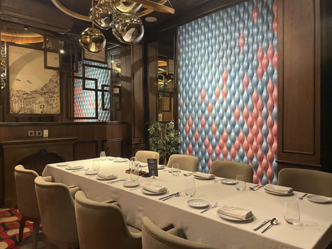Salah satu pilihan private room di Casa Cuomo Ristorante & Lounge. Foto: Salsha Okta Fairuz/kumparan