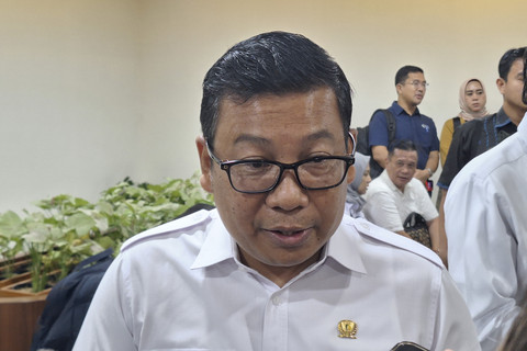 Kepala Badan Pangan Nasional (Bapanas) Arief Prasetyo Hadi ditemui di Kantor Kemenko Pangan, Senin (7/7/2025). Foto: Argya D. Maheswara/kumparan