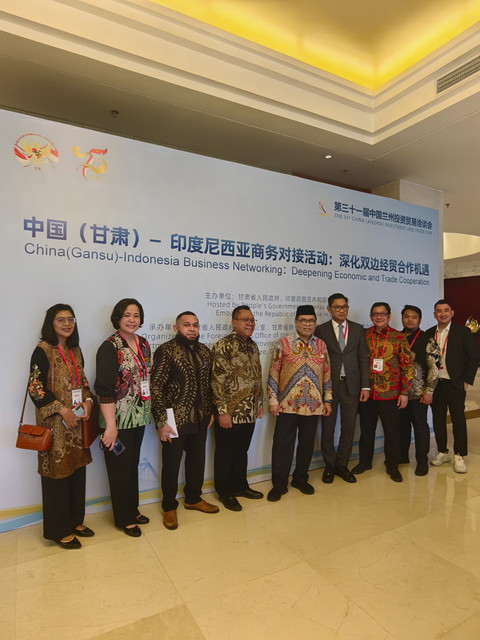 Indonesia menjadi Guest Country of Honor (GoH) dalam 31st China Lanzhou Investment and Trade Fair 2025, Senin (7/7/2025). Foto: KBRI Beijing