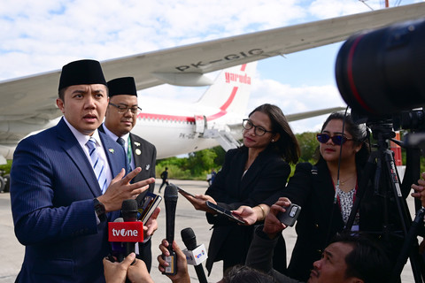 Sekretariat Kabinet Letkol Teddy Indra Wijaya di Rio de Janeiro, Brazil, Selasa (8/7).  Foto: Dok. Muchlis Jr - Biro Pers Sekretariat Presiden