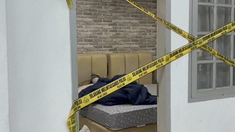Penampakan Kamar Diplomat yang ditemukan tewas di Kosannya, Menteng, Jakarta Pusat, Selasa (8/7/2025). Foto: Rayyan Farhansyah/kumparan
