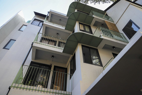 Suasana hunian flat di kawasan Menteng, Jakarta, Selasa (8/7/2025). Foto: Iqbal Firdaus/kumparan