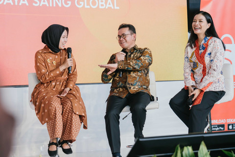 Mendag RI Budi Santoso menghadiri peluncuran Program Ekspor Shopee FLEXI pada 1 Juli 2025.  Foto: Dok. Istimewa