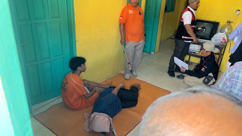 Rekontruksi kasus mahasiswa tewas usai melahirkan. | Foto: Sinta Yuliana/Lampung Geh