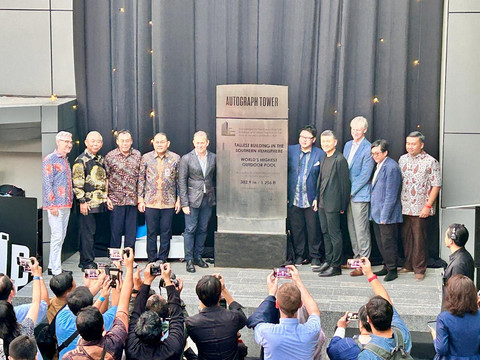 Peresmian Autograph Tower oleh Thamrin Nine dan Council on Tall Buildings and Urban Habitat pada Rabu (9/7/2025). Foto: Judith Aura/kumparan