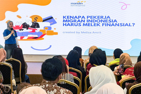 Bank Mandiri dalam menggelar Mandiri Sahabatku dalam meningkatkan literasi keuangan dan wawasan investasi untuk Pekerja Migran Indonesia (PMI) di Malaysia. Foto: Dok. Bank Mandiri