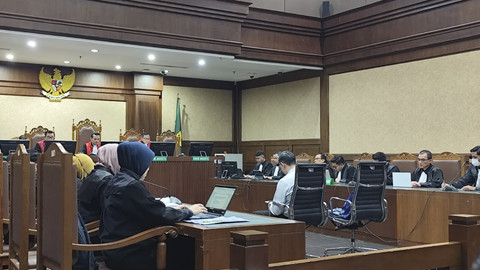 Sidang lanjutan mantan Mendag, Thomas Trikasih Lembong alias Tom Lembong, dalam kasus korupsi impor gula di Pengadilan Tipikor Jakarta, Jumat (11/7/2025). Foto: Jonathan Devin/kumparan