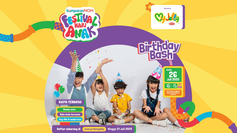 Birthday Bash MyJelly kumparanMOM Festival Hari Anak 2025 Foto: kumparan